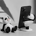 Miniatyrbild 4 av 4: Panda Mobiltelefonhållare Små Ornament Skrivbord