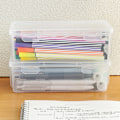 Pikkukuva 6 / 8: Läpinäkyvä lyijykynä muoviseen kynälaatikkoon Crayon Pen Storage Bo onesize
