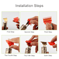 Pikkukuva 8 / 8: 1 set T9 Hair Clipper Guards Hiusleikkurin ohjaimet 1.5/ 2/ 3 ONE SIZE
