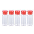Miniatyrbillede 1 af 5: 5 stk Plastic Krydderi Salt Peber Shakers Krydderi Jar BBQ Condime Red