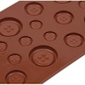 Miniatyrbillede 2 af 5: 1X DIY knapformet chokoladefondantform Silikoneforme Moul
