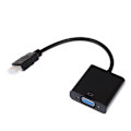 Miniatyrbillede 1 af 5: Sort HDMI til VGA adapter kabel Projektor monitor HD konverter Onesize
