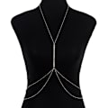 Pikkukuva 7 / 8: Rhinestone Cross Brain ketjuvaljaat naisten asusteet Sexy C Gold