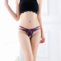 Pikkukuva 1 / 5: Naisten alushousut haarattomat alushousut G-string läpinäkyvä L Purple