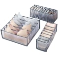 Miniatyrbild 5 av 5: Underkläder BH Organizer Förvaringslåda Drawer Closet Organizers Di Gray 11 grids