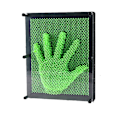 Miniatyrbild 1 av 5: 3D Clone Shape Pin Art Shoumo Colorful Model tredimensionell Green