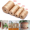 Miniatyrbillede 4 af 5: Naturlig hamp linned snor snoet jute garn reb streng D 80m