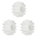 Pikkukuva 1 / 5: 1/3 kpl Silicone Magic Laundry Ball Uudelleenkäytettävät vaatteet Hiustenpoisto White 3Pcs