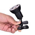 Miniatyrbilde 1 av 5: Fleksibel Super Bright 3 LED Clip On Spot USB Light Lampe For Lap black