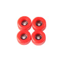 Miniatyrbilde 1 av 8: 4 stk/sett PU+metalluretan CNC-lagerhjul for trefinger Red