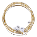 Pikkukuva 7 / 8: 1 Set 6 kpl Practice Nickel Plated Steel Guitar String For Acou