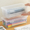 Pikkukuva 8 / 8: Läpinäkyvä lyijykynä muoviseen kynälaatikkoon Crayon Pen Storage Bo onesize