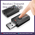Miniatyrbillede 2 af 5: Mini USB Bluetooth 5.0 Sender Modtager Stereo Adapter 3,5m Black