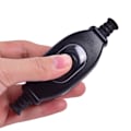 Miniatyrbilde 2 av 5: Vanntett in-line-bryter ledningsbryter IP65 rund ledningskontakt D Black
