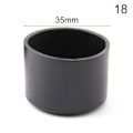 Pikkukuva 1 / 5: Läpinäkyvä kumilattiatuoli naarmuuntumattomaksi cap Furni Black 35mm