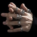 Pikkukuva 1 / 8: 7kpl / set Punk Snake Sormukset naisille Gothic Spider Miesten korut G one size