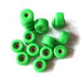 Miniatyrbillede 3 af 8: 4 stk/sæt PU+metal urethan CNC lejehjul til træfinger Yellow