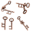 Miniatyrbilde 2 av 8: 1 stk Alloy Key Ring Puslespill Hjernetester IQ Test Barn Voksne li
