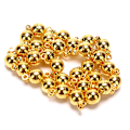 Pikkukuva 2 / 5: 10 kpl magneettiset hummerilukot solkikoukku pyöreä pallo tee-se-itse koru Gold 8mm