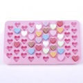 Miniatyrbillede 2 af 5: Silikoneform Love Heart Chokolade Cookies Bageform Ice Cub