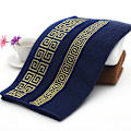 Miniatyrbild 5 av 5: Högkvalitativ superabsorberande lyxig mjuk bomullsbadrumshandduk Blue