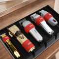 Miniatyrbilde 5 av 5: 1 Stk Non Slip Barber Clipper Grip Bands Sleeve Hair Clipper Hold Red 58*48mm