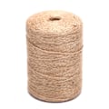 Miniatyrbillede 1 af 5: Naturlig hamp linned snor snoet jute garn reb streng D 50m