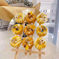 Miniatyrbillede 2 af 5: 6/8/9 Huller Donut Bordhylde Bracket Board Desserter Kage Decor 9 Holes