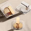 Miniatyrbild 4 av 7: 1/4ST självhäftande väggkrokar Akryl badrumskrokar för häng Gold 4pcs
