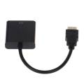 Pikkukuva 3 / 5: Musta HDMI-VGA-sovitinkaapeli Projektorinäytön HD-muunnin Onesize