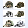 Miniatyrbillede 2 af 5: Mænd baseballkasketter Army Tactical Camouflage Cap Jungle Hunting S Army green