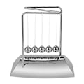 Miniatyrbillede 4 af 5: Z Newton Cradle Pendulum Ball Physics Science Pendulum Steel Ba one size