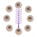 Miniatyrbild 5 av 5: 8 ST DIY Eyebrow Shaper Makeup Mall Eyebrow Grooming Shapin 8pcs/set