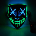 Pikkukuva 4 / 5: Halloween LED Mask Party Light Up Mix Color Masque Glow In Da Blue