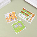 Miniatyrbild 8 av 8: 1Set DIY 3D-pusselkort Handgjorda husmodell barn Assemblin 11*9.8CM