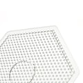 Miniatyrbild 3 av 8: 1 st fyrkantiga runda hexagonpärlor genomskinliga för 5 mm Hama B Square