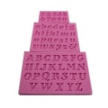 Pikkukuva 1 / 5: 3 kpl Uusi Mini Letter&Number Silikoni Käsintehty Fondant Cake Joulukuu Pink Set