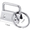 Miniatyrbillede 2 af 5: 50 styks nøglering hardware nøglering håndledsarmbånd hardware med One Size