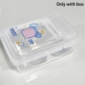 Miniatyrbilde 3 av 8: 1 STK Oppsamlingsbeholderkasse Transparent oppbevaringsboks i plast 10.5*6.8*4.2cm