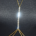 Pikkukuva 6 / 8: Rhinestone Cross Brain ketjuvaljaat naisten asusteet Sexy C Gold