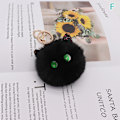 Miniatyrbilde 1 av 8: e Blush Cat Ball nøkkelring Plysj anheng Bag Anheng Bursdag Gi F