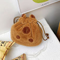 Miniatyrbilde 4 av 8: e Capybara plysj snøring lomme nøkkelring lommebok hodetelefon st one size