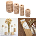 Miniatyrbillede 2 af 5: Naturlig hamp linned snor snoet jute garn reb streng D 80m