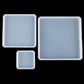 Miniatyrbild 2 av 4: Fyrkantiga silikongjutningsepoxiformar för DIY- molds A1&A2&A3