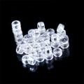 Miniatyrbilde 5 av 8: 4 stk/sett PU+metalluretan CNC-lagerhjul for trefinger White