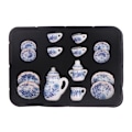 Miniatyrbillede 7 af 8: 15 stk. 1:12 dukkehus miniature bordservice i porcelæn One Size