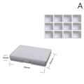 Miniatyrbilde 1 av 5: 12/24Grid Akvarell Palett Tom Palett Paint Tray Box + 12/