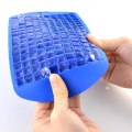 Miniatyrbillede 4 af 5: Isterningbakke 160 gitre 1X1cm Silikone Frugtterningform Lille Ic Red