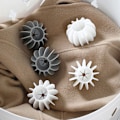 Miniatyrbilde 4 av 5: 4 stk Klesvask Ball Dekontaminering Anti-tangle Gjenbrukbar Hjem Cle Gray