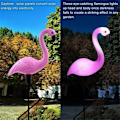 Pikkukuva 4 / 5: 3 Lamppua / Vedä uusi led- power Flamingo Lawn Garden Stake Land 1 pc